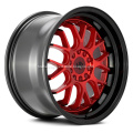 Staggered rims 17 inch black alloy wheels
